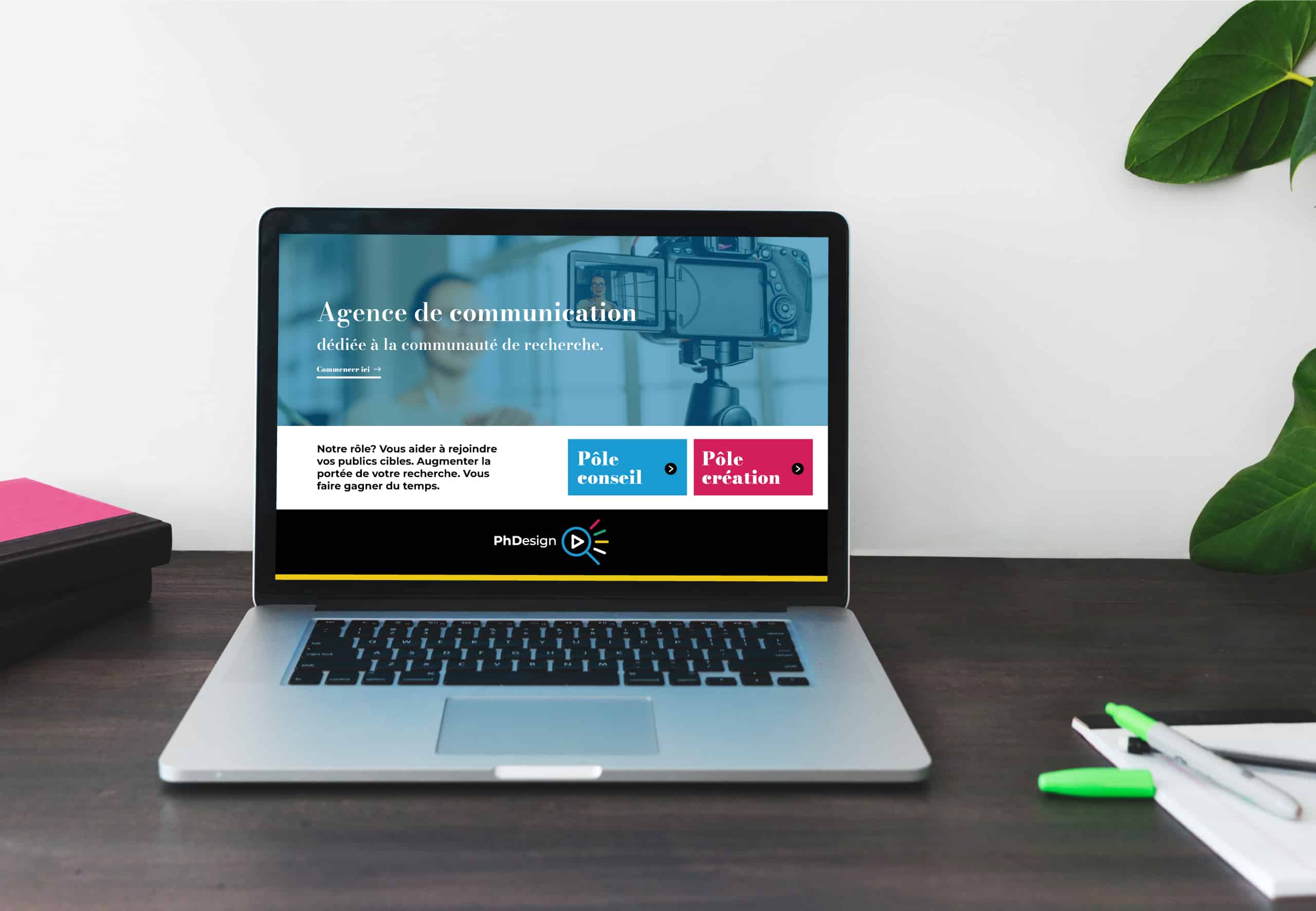 Mission, valeurs, identité visuelle etc : Agence PhDesign