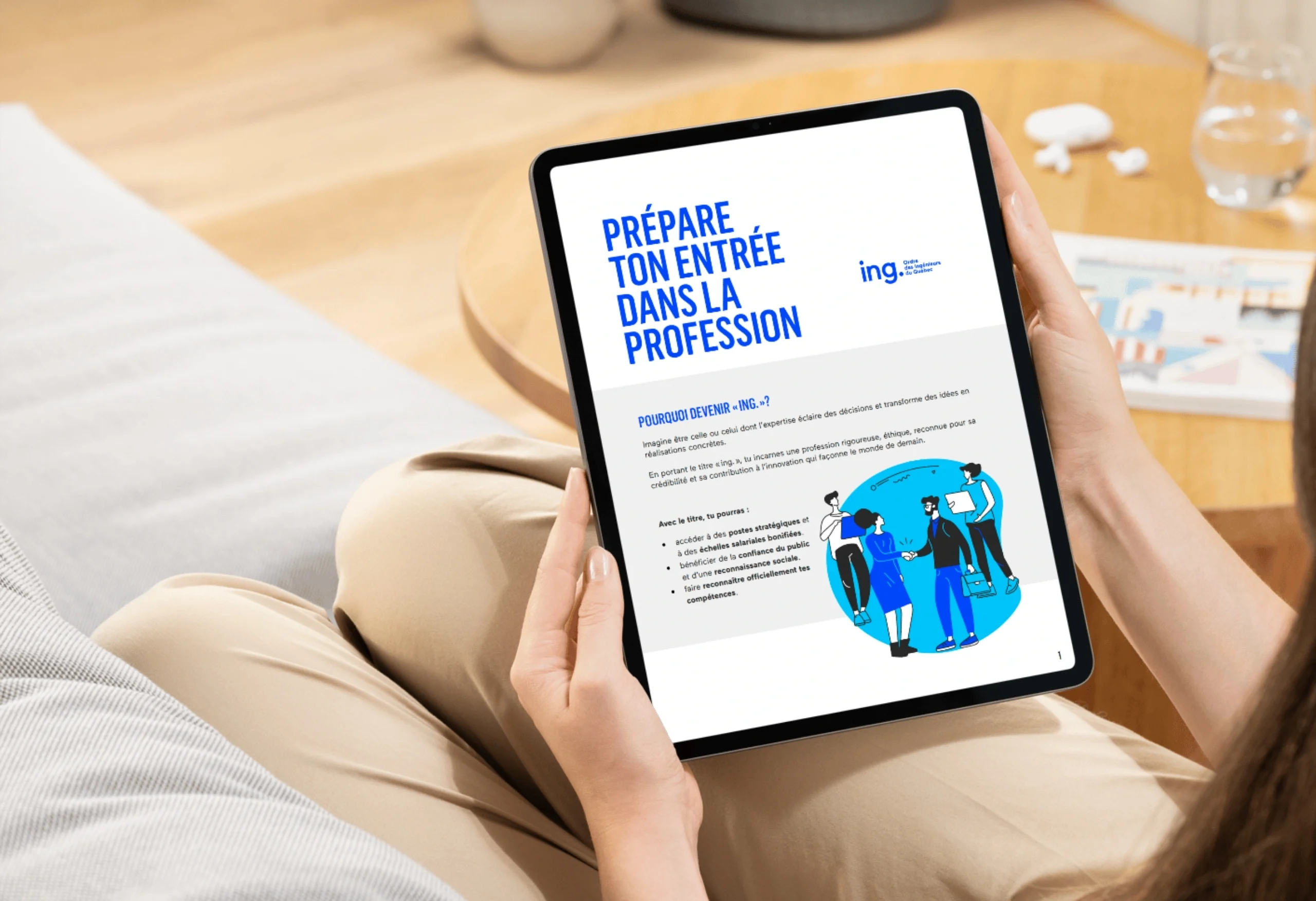 L’Agence PhDesign conçoit deux fiches synthèses pour l’Ordre des ingénieurs du Québec